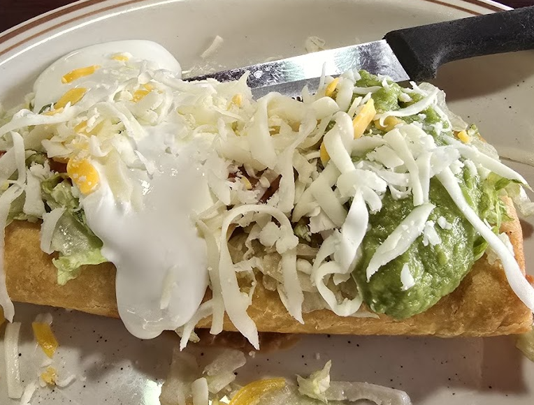 Hacienda Mexican Restaurant signature dishes Fiesta PlatterFajita QuesadillaChimichanga